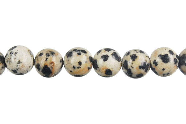 Dalmatian Jasper Round Beads