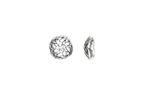Sterling Silver Celtic Knot Bead Cap, 10.0mm