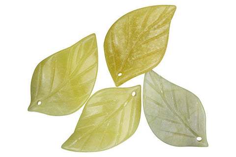 Pendant Olive "Jade" (Light) Twisted Leaf