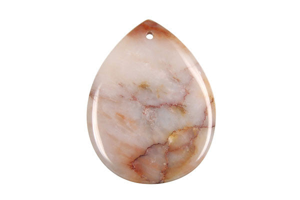 Pendant Oregon Picture Jasper Flat Briolette