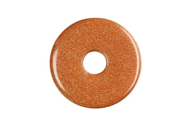 Pendant Gold Stone Donut