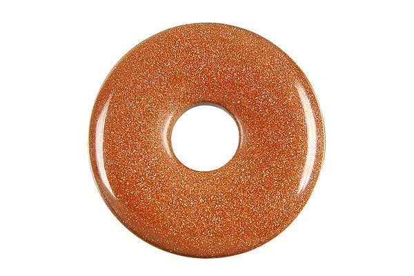 Pendant Gold Stone Donut