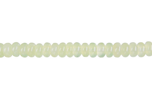 New Jade Rondelle (Light) Beads