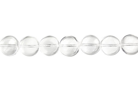 Rock Crystal Coin (A) Beads
