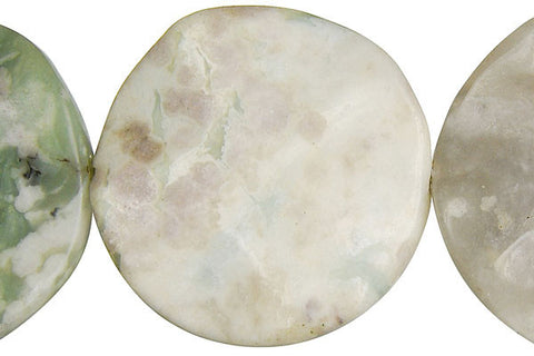 Pendant Peace Stone Wavy Coin