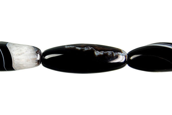 Black Onyx Rice (Crystal) Beads