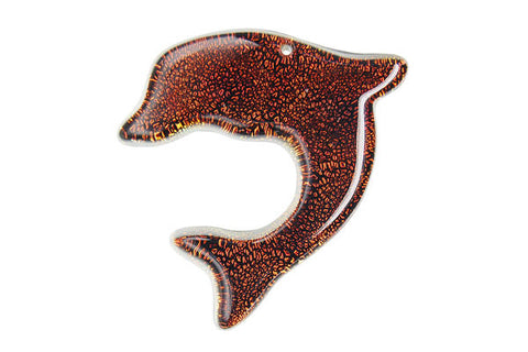 Pendant Dichroic Glass Dolphins (VR-07)