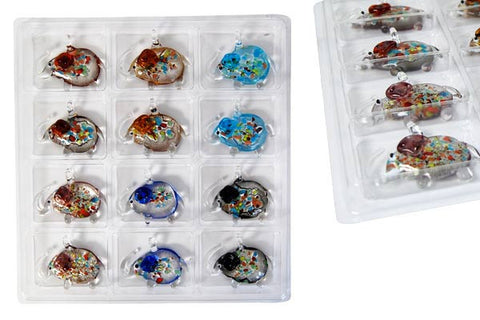 Pendant Murano Foil Glass Value Pack (Elephant)