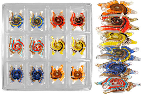 Pendant Murano Foil Glass Value Pack (Butterfly YHB)