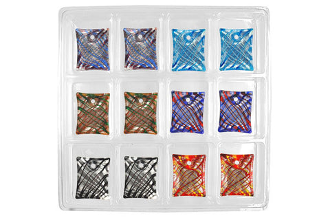 Pendant Murano Foil Glass Value Pack (Flat Rectangle XD0)
