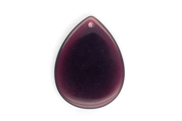 Bundle Deal - Pendant Amethyst Quartz Flat Briolette, 30x40mm