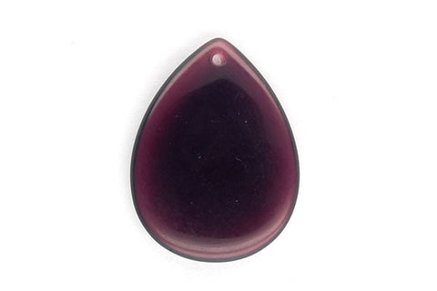 Bundle Deal - Pendant Amethyst Quartz Flat Briolette, 30x40mm