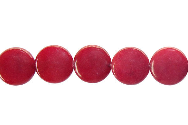 Bundle Deal - Colored Jade (Red) Button, 10x10mm