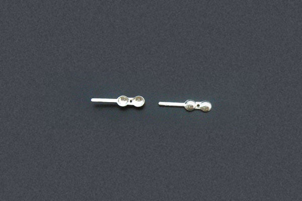 Sterling Silver Simple Bead Tip, 2.5x7.0mm