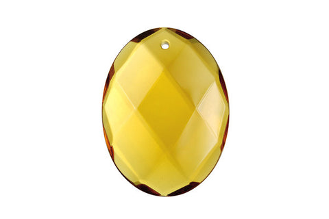 Bundle Deal - Pendant Citrine Quartz Faceted Flat Oval, 30x40mm