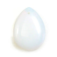 Bundle Deal - Pendant Opalite Quartz Flat Briolette, 30x40mm