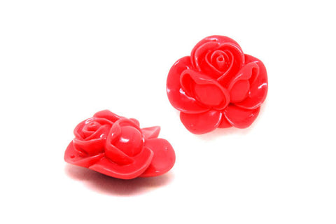 Pendant Synthetic Coral (Pink) Rose 02