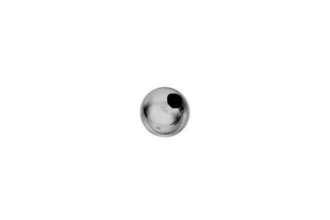Platinum-Plated Round Bead, 3.0mm