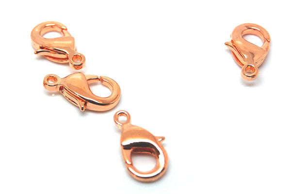 Copper-Plated Oval Trigger Clasp, 7x12mm