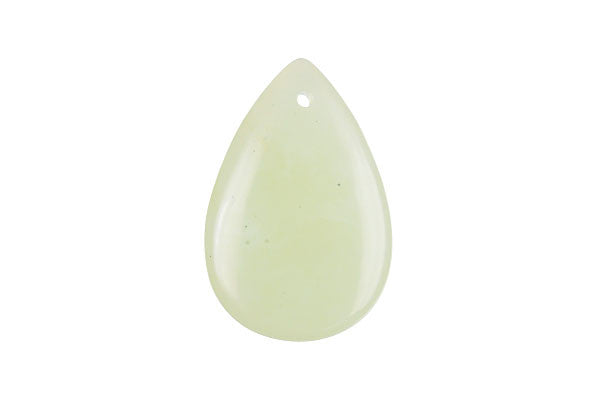 Bundle Deal - Pendant New Jade Flat Briolette, 25x38mm