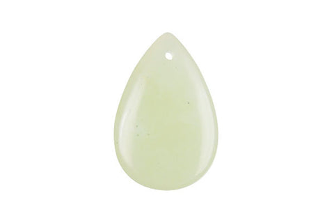 Bundle Deal - Pendant New Jade Flat Briolette, 25x38mm