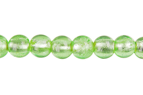 Bundle Deal - Murano Foil Glass Round (Light Mint), 10mm