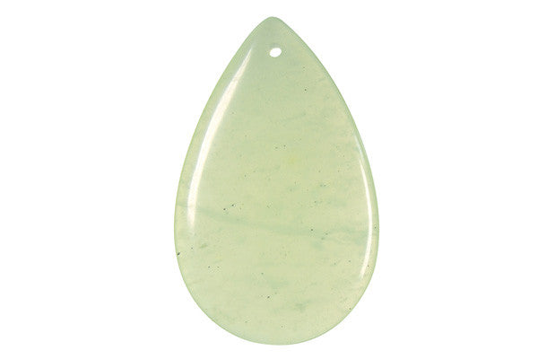 Bundle Deal - Pendant New Jade Flat Briolette, 30x50mm