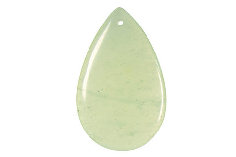 Bundle Deal - Pendant New Jade Flat Briolette, 30x50mm