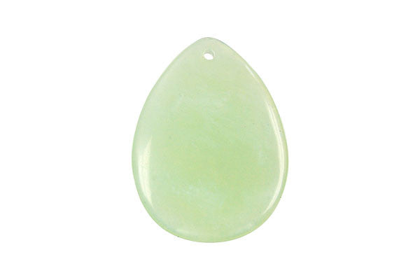 Bundle Deal - Pendant New Jade Flat Briolette, 30x40mm