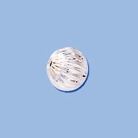 Sterling Silver Round Corrugated Bead, 10.0mm