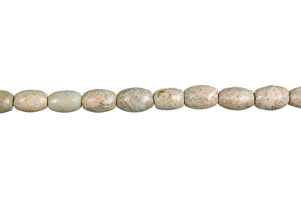 Aqua Terra Jasper Rice (B) Beads