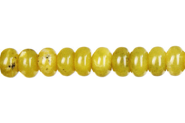 Olive Jade (Light) Rondelle (Dark) Beads
