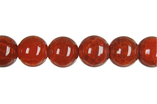 Fire Agate Round Beads