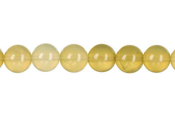 Yellow Opal Round (Light A) Beads