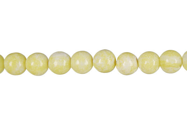 Lemon Jade Round (A) Beads