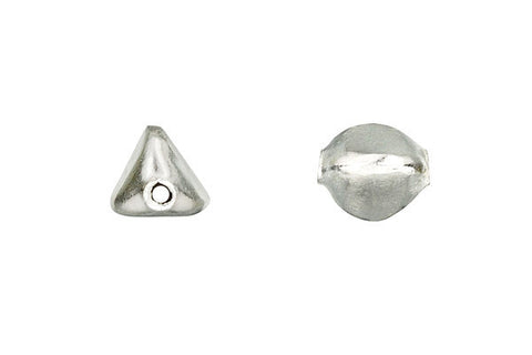 Hill Tribe Silver Triangular Bead Spacer, 12.0x10.0mm
