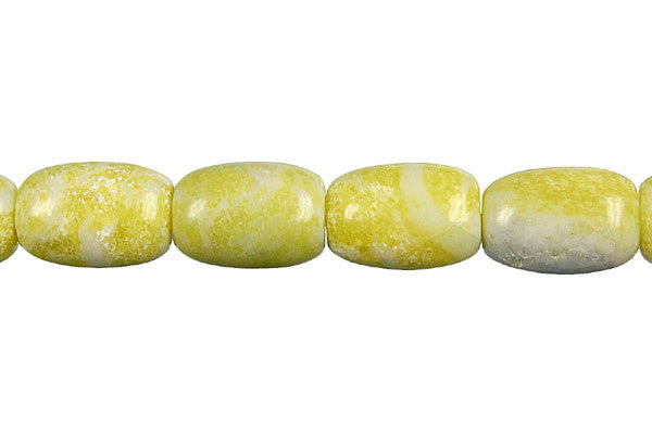 Lemon Jade Drum (A) Beads