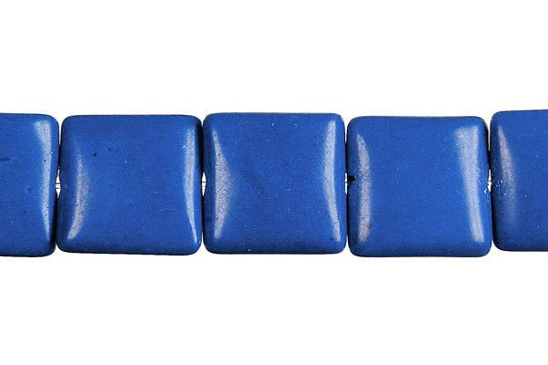 Lapis (Dyed) Square Beads