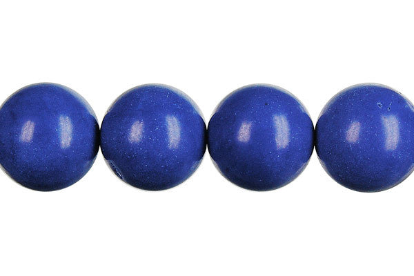 Lapis (Dyed) Round Beads