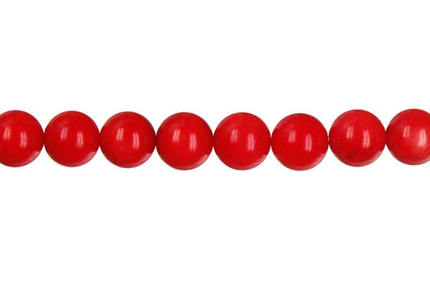 Coral (Red) Round Beads