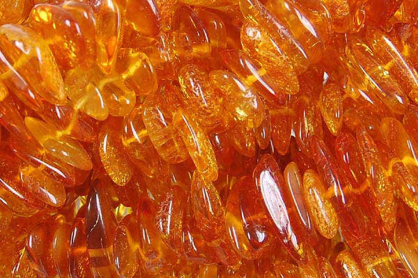 Amber Chips Beads