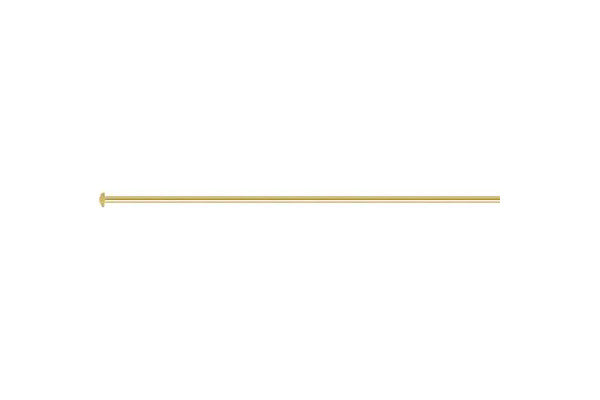 Gold-Filled 22-Gauge Head Pin , 1.5"