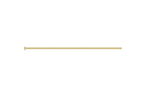 Gold-Filled 22-Gauge Head Pin , 1.5"