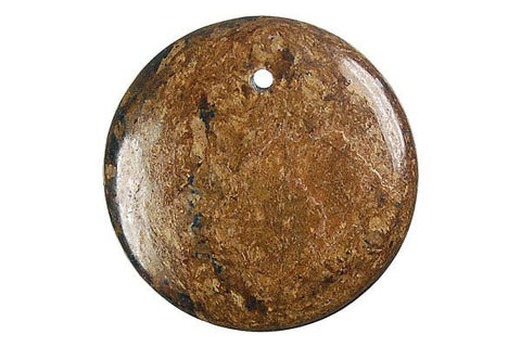 Pendant Bronzite Coin