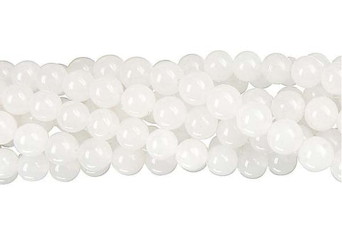 Bundle Deal - White Marble Round, 8mm