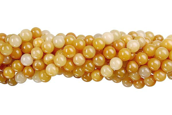 Bundle Deal - Yellow Jade Round, 6mm