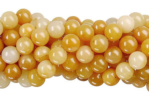 Bundle Deal - Yellow Jade Round, 10mm