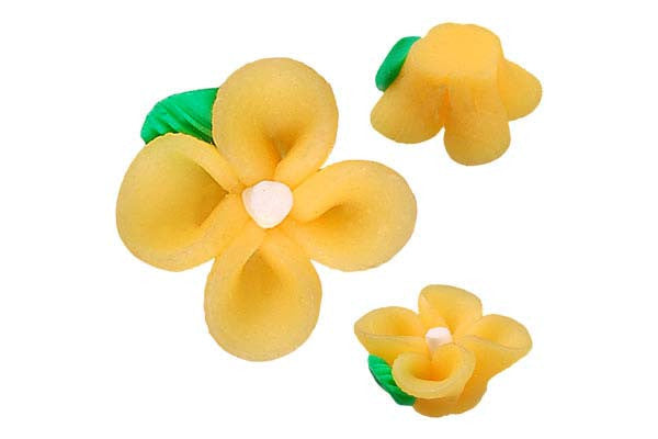 Pendant Poly Clay Flower (Yellow 107)