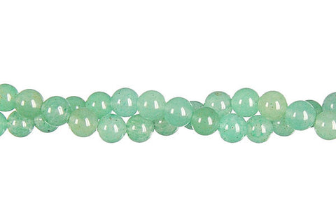 Green Aventurine Round (Light) Beads
