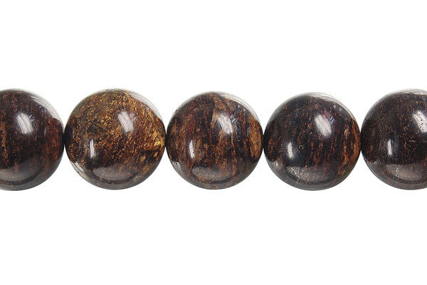Bronzite Round Beads